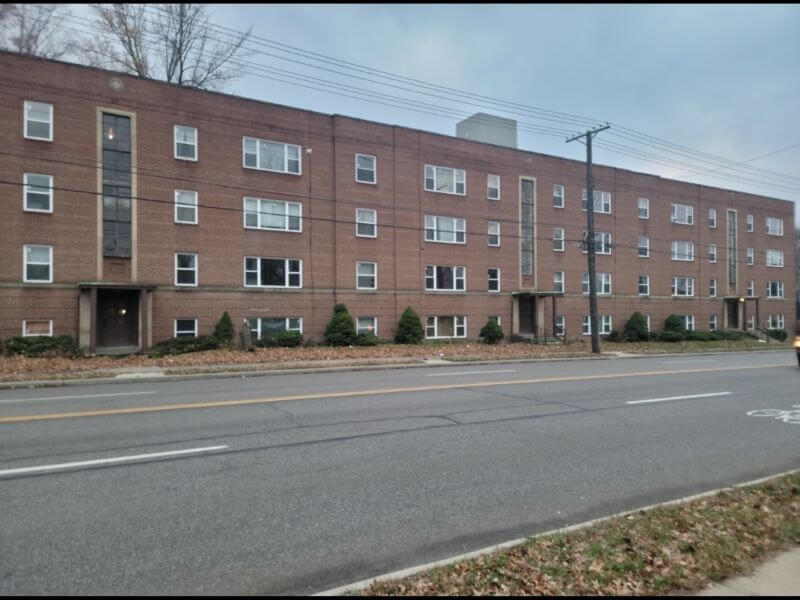 modern apartment building